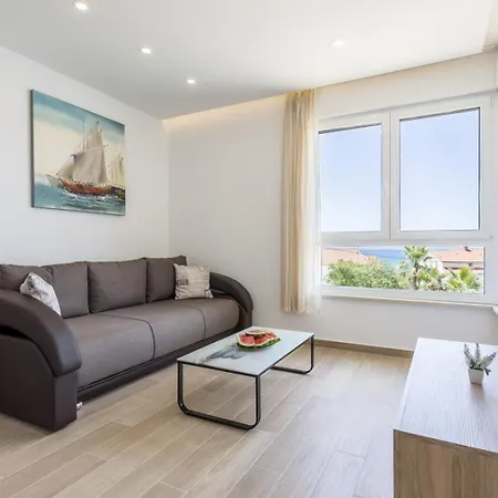 In Podstrana-sv Martin With Sea View, Balcony, Air Conditioning, Wifi 4777-3 公寓 珀德垂那