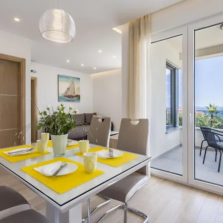 In Podstrana-sv Martin With Sea View, Balcony, Air Conditioning, Wifi 4777-3 公寓 *