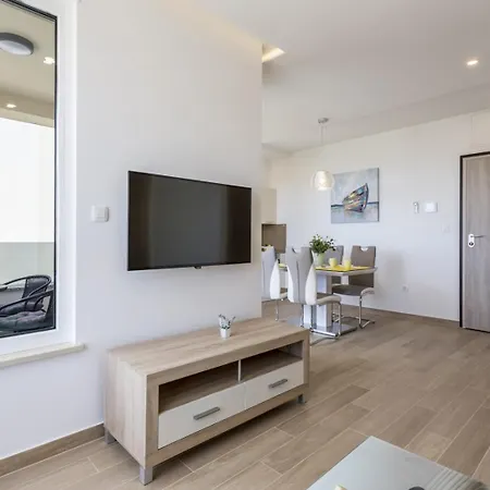 In Podstrana-sv Martin With Sea View, Balcony, Air Conditioning, Wifi 4777-3 公寓